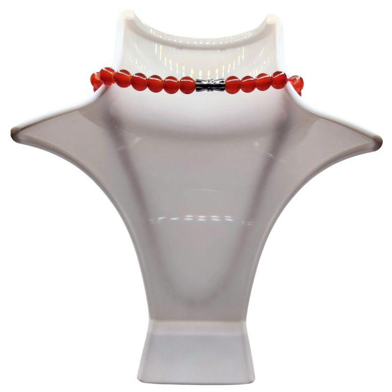 Collier en Cornaline Naturelle – Style Bohème Chic