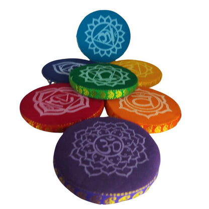 Coussins de Haute Qualité pour Bols Chantants - 7 Chakras en Harmonie