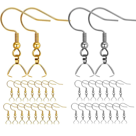 Crochets de Boucles d’Oreilles en Acier Inoxydable – DIY Bijoux