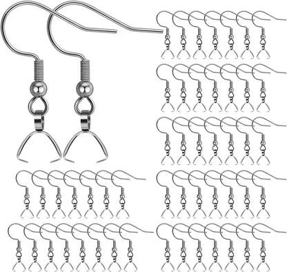 Crochets de Boucles d’Oreilles en Acier Inoxydable – DIY Bijoux