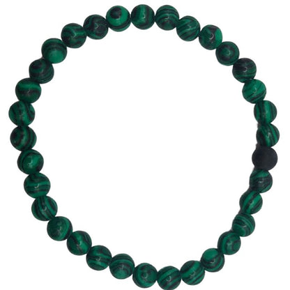 Ensemble Bracelet et Shamballa en Malachite - Litho Natura