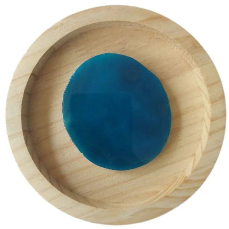 Géode d'Agate Bleue Naturelle - Litho Natura