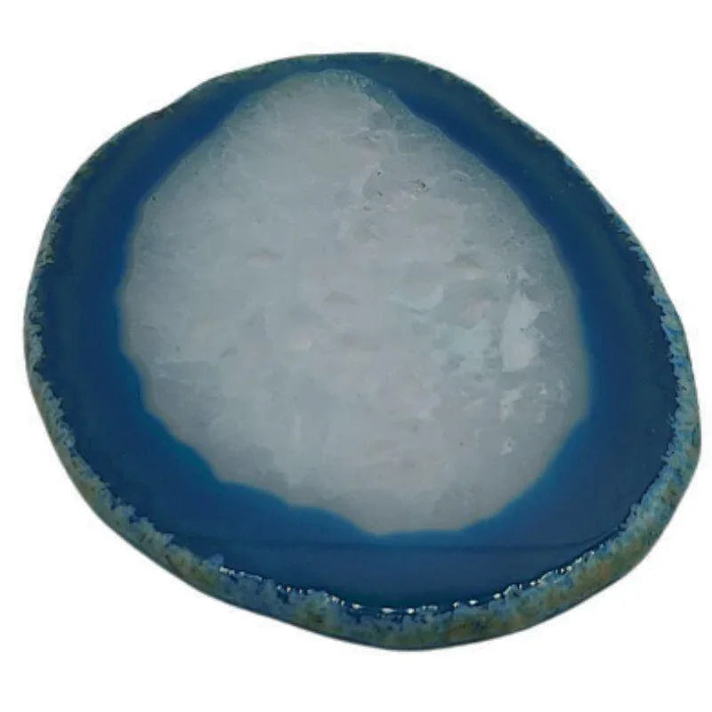 Géode d'Agate Bleue Naturelle - Litho Natura