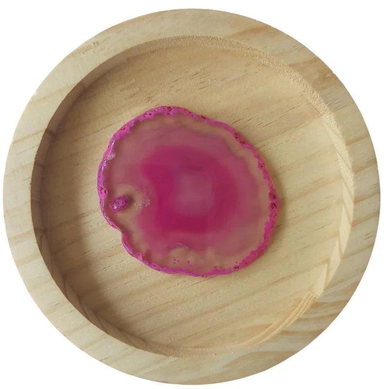 Géode d'Agate Rose Naturelle - Litho Natura