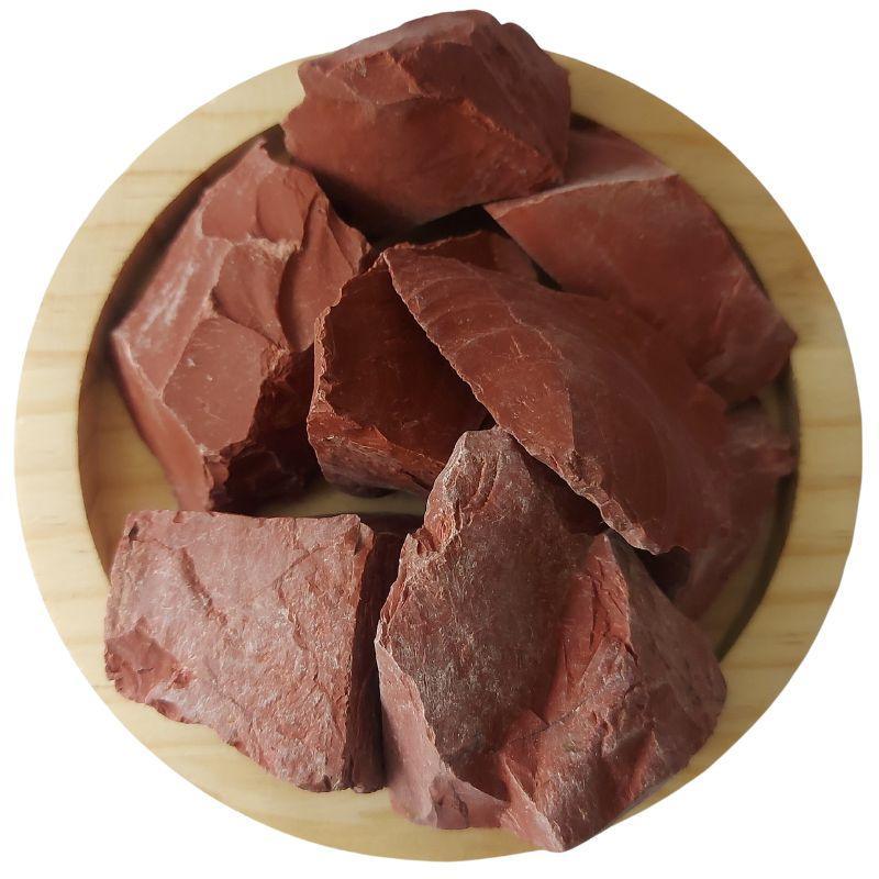 Pierres Naturelles Brutes Jaspe Rouge - Qualité A - Litho Natura