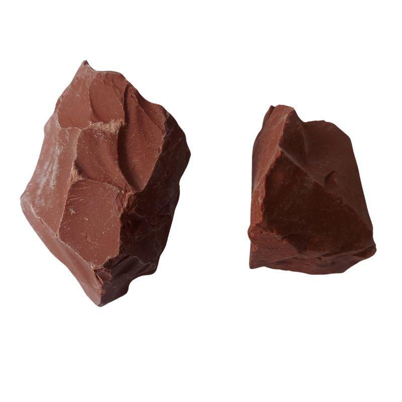 Pierres Naturelles Brutes Jaspe Rouge - Qualité A - Litho Natura