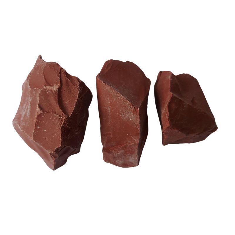 Pierres Naturelles Brutes Jaspe Rouge - Qualité A - Litho Natura