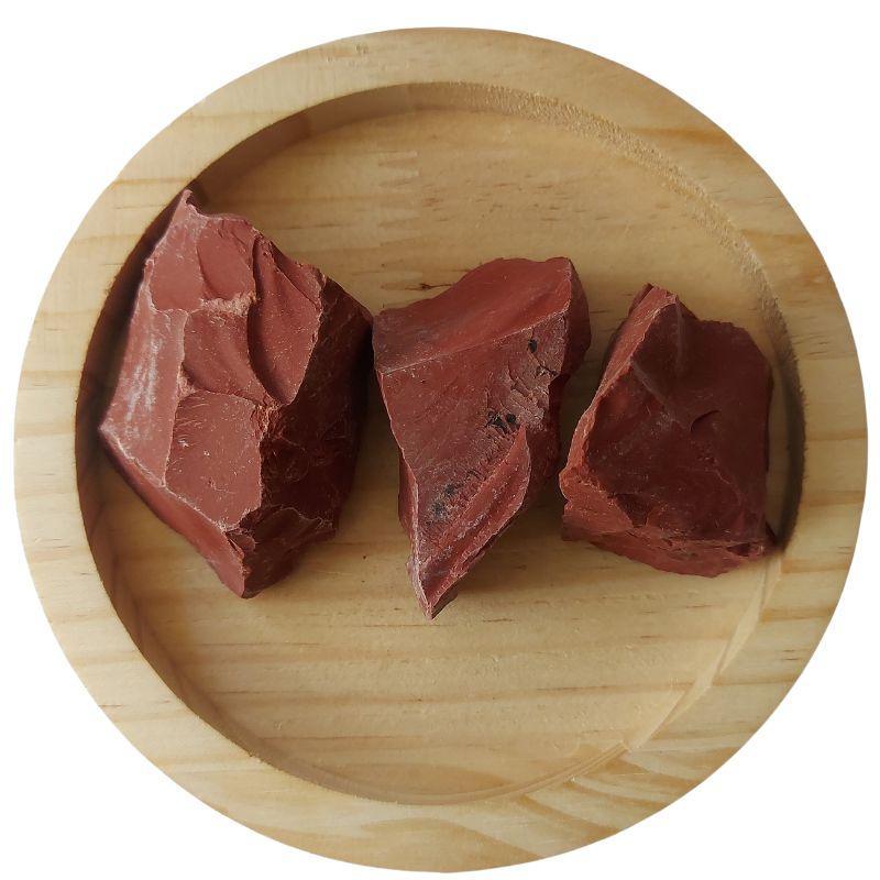 Pierres Naturelles Brutes Jaspe Rouge - Qualité A - Litho Natura