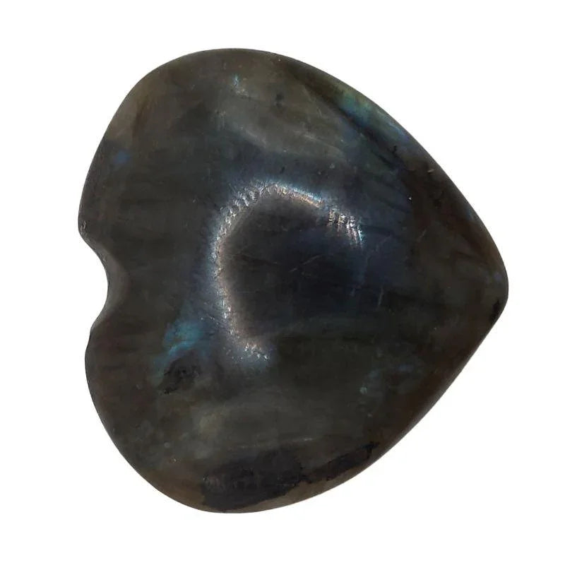 Coeur en Labradorite - Pierres Naturelles (Qualité A) - Litho Natura