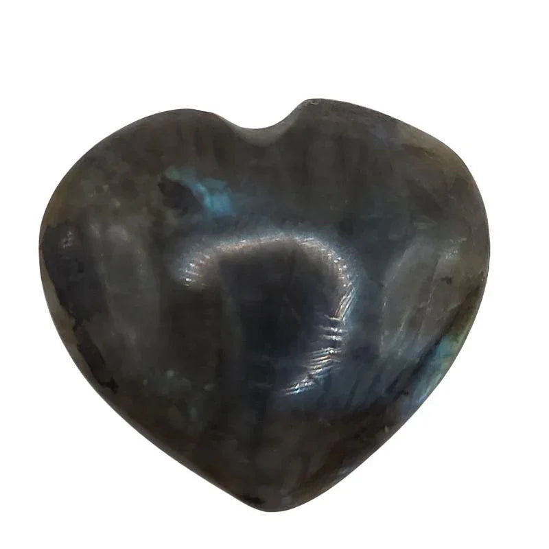 Coeur en Labradorite - Pierres Naturelles (Qualité A) - Litho Natura