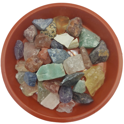 Lot de 7 Pierres Naturelles Brutes Mixtes – Énergie & Harmonie