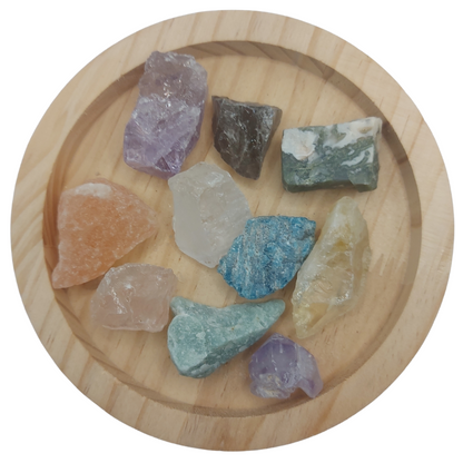 Lot de 7 Pierres Naturelles Brutes Mixtes – Énergie & Harmonie