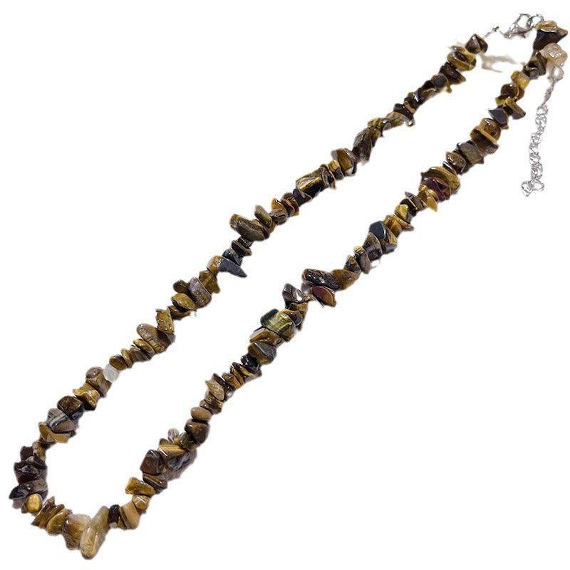 Collier en Pierre Brute Naturelle - Énergie et Élégance - Litho Natura