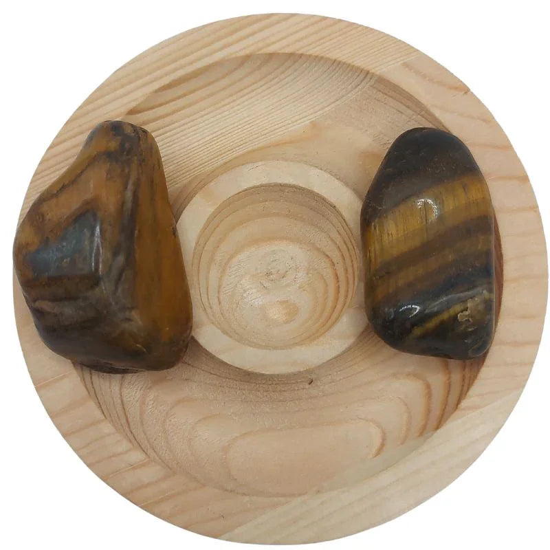 Pierres Naturelles Polies Oeil de Tigre - Qualité A - Litho Natura