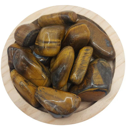 Pierres Naturelles Polies Oeil de Tigre - Qualité A - Litho Natura