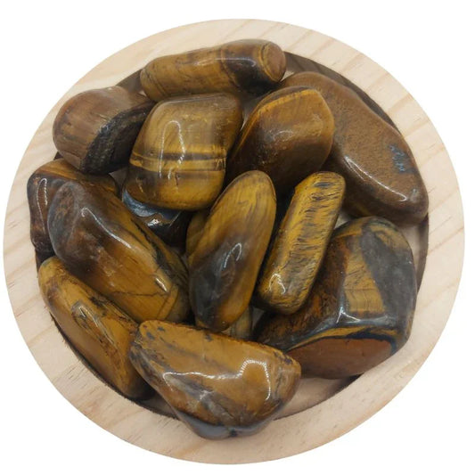 Pierres Naturelles Polies Oeil de Tigre - Qualité A - Litho Natura