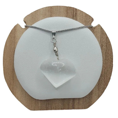 Pendentif Cœur en Sélénite