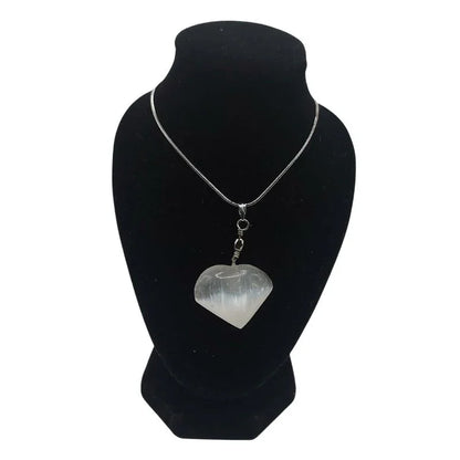Pendentif Cœur en Sélénite