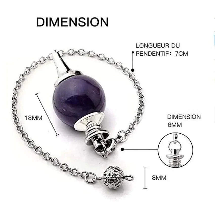 Pendule Séphoroton en Améthyste - Litho Natura