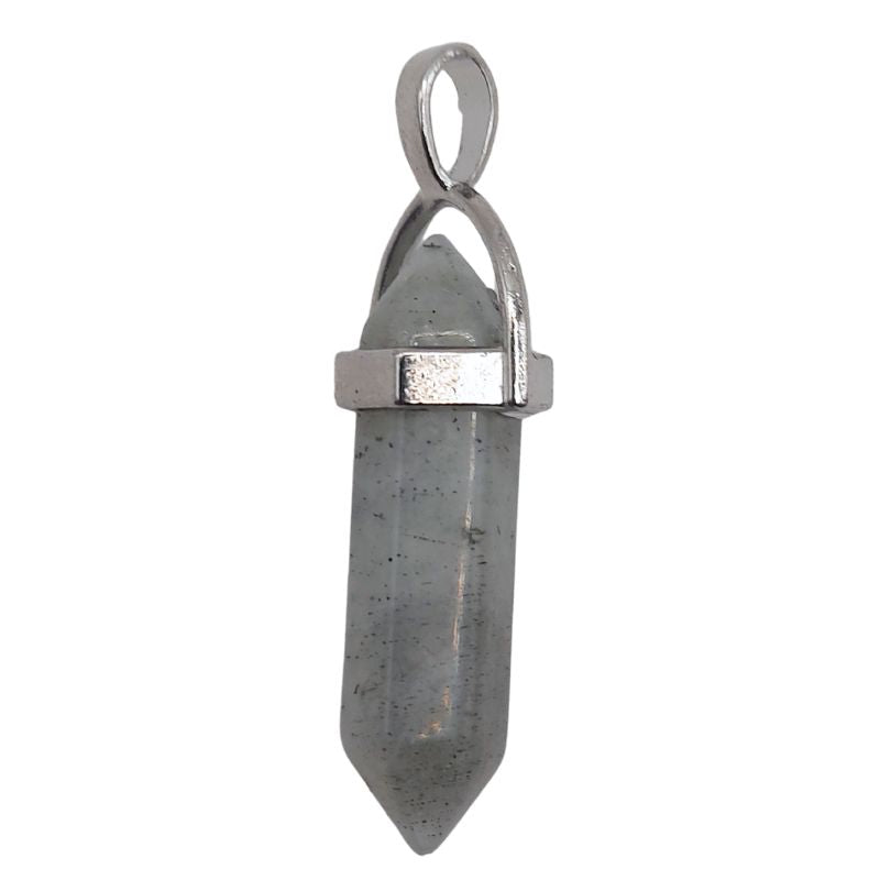 Pendentif en Forme de Pointe en Labradorite – Qualité A
