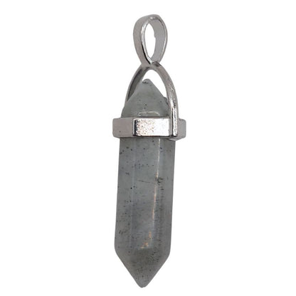Pendentif en Forme de Pointe en Labradorite – Qualité A
