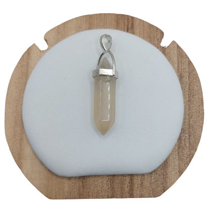 Pendentif en Forme de Pointe en Quartz Fumé – Qualité A
