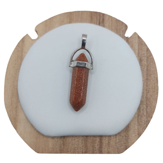 Pendentif en Forme de Pointe en Sable d'Or – Qualité A