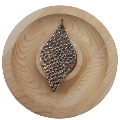 Pendentif en Quartz Fumé Naturel et Laiton