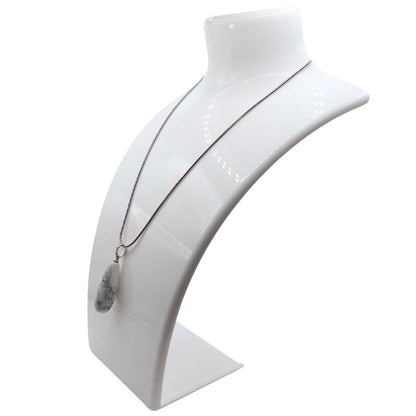 Pendentifs en Howlite Naturelle serti d'Argent 925 - Qualité AA