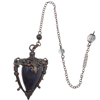 Pendule Spirituel en Améthyste - Style Médiéval - Litho Natura