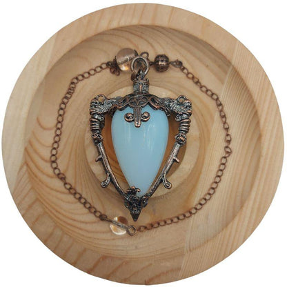 Pendule Spirituel en Opale - Style Médieval - Litho Natura