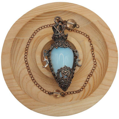 Pendule Spirituel en Opale - Style Médiéval - Litho Natura