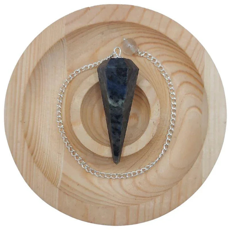 Pendule Facette en Sodalite – Équilibre et Connexion Spirituelle - Litho Natura