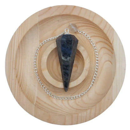 Pendule Facette en Sodalite – Équilibre et Connexion Spirituelle - Litho Natura