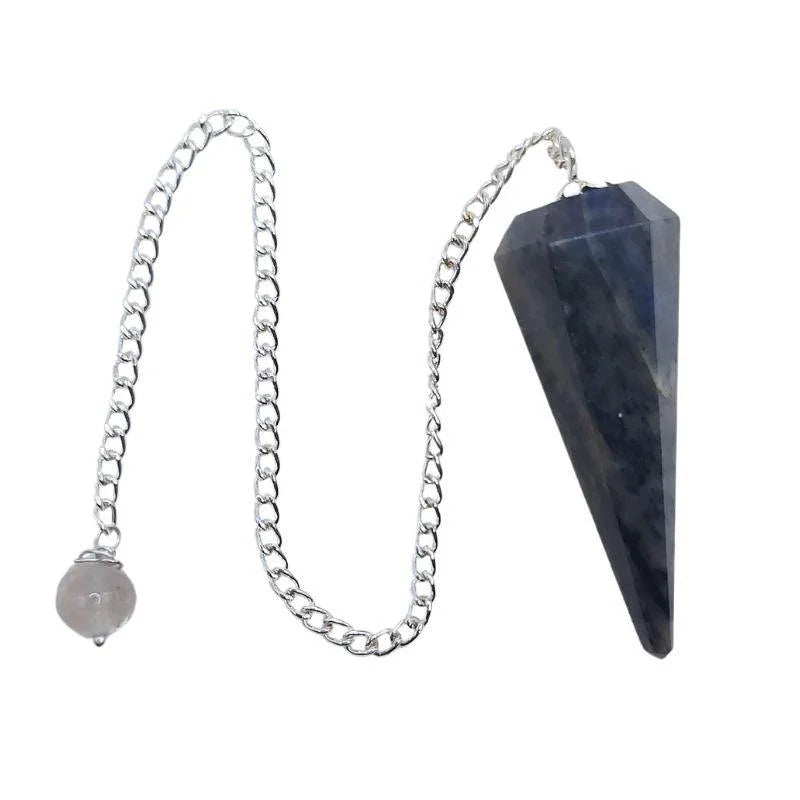 Pendule Facette en Sodalite – Équilibre et Connexion Spirituelle - Litho Natura