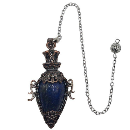 Pendule Spirituel en Lapis Lazuli - Style Médiéval - Litho Natura