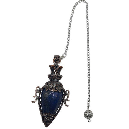 Pendule Spirituel en Lapis Lazuli - Style Médiéval - Litho Natura