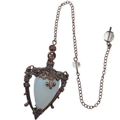 Pendule Spirituel en Opale - Style Médieval - Litho Natura