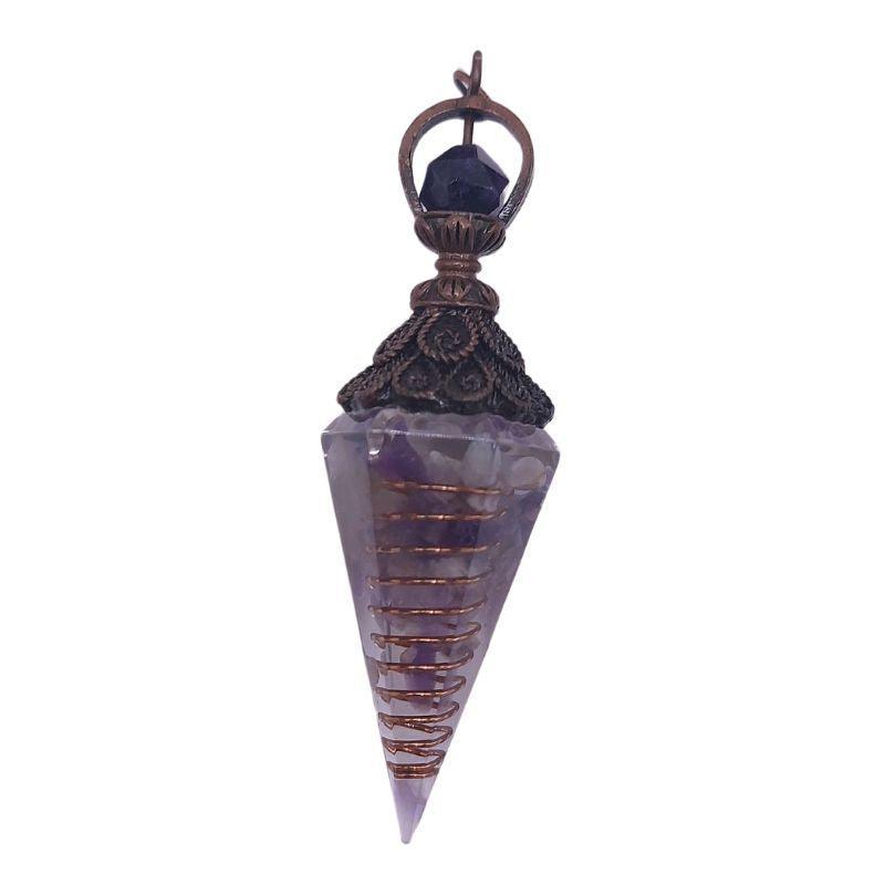 Pendule à Facettes en Améthyste - Litho Natura