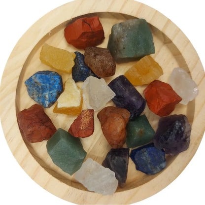 Lot de Pierres Brutes au 7 Chakras - Litho Natura