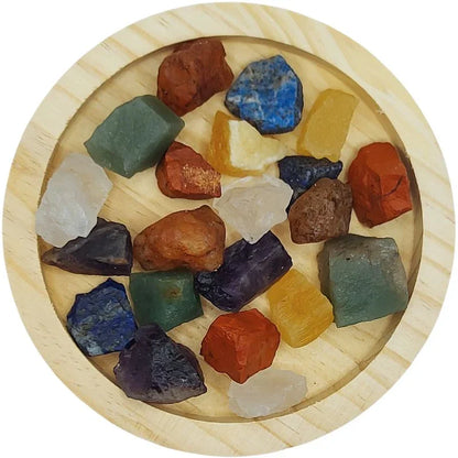 Lot de Pierres Brutes au 7 Chakras - Litho Natura