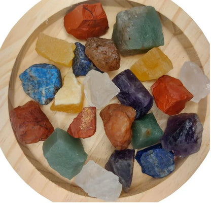 Lot de Pierres Brutes au 7 Chakras - Litho Natura