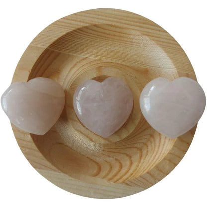 Cœur en Quartz Rose Naturel (Qualité A) - Litho Natura