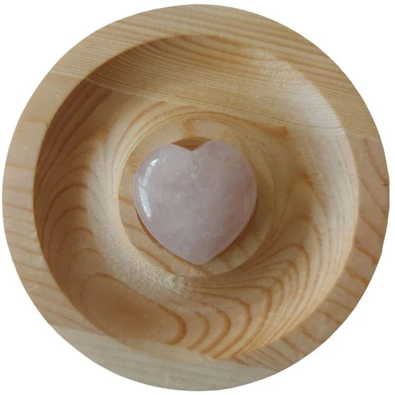 Cœur en Quartz Rose Naturel (Qualité A) - Litho Natura