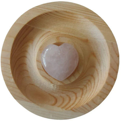 Cœur en Quartz Rose Naturel (Qualité A) - Litho Natura