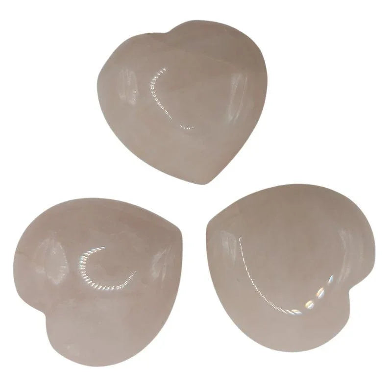 Cœur en Quartz Rose Naturel (Qualité A) - Litho Natura