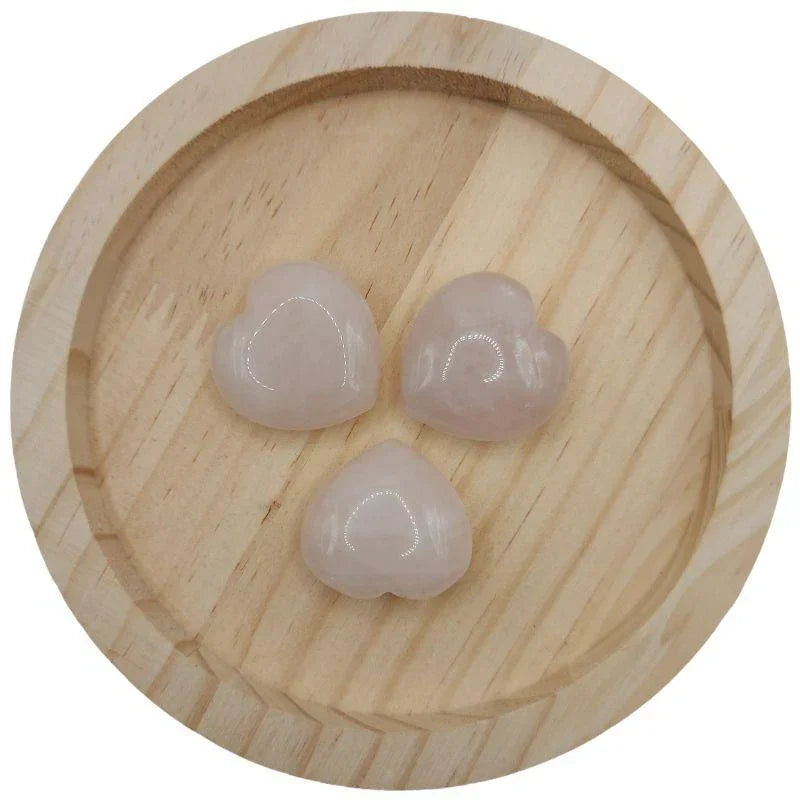 Cœur en Quartz Rose Naturel (Qualité A) - Litho Natura