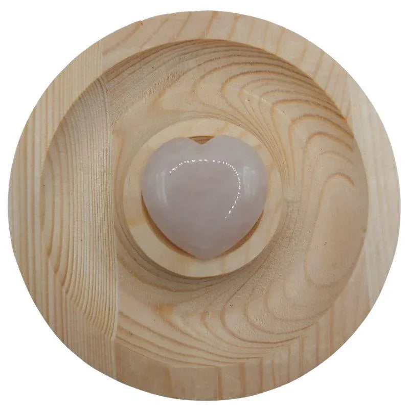 Cœur en Quartz Rose Naturel (Qualité A) - Litho Natura