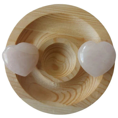 Cœur en Quartz Rose Naturel (Qualité A) - Litho Natura