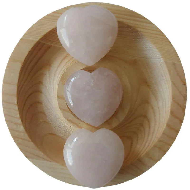 Cœur en Quartz Rose Naturel (Qualité A) - Litho Natura